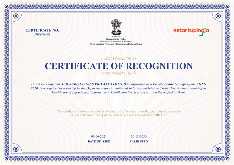 MSME certificate